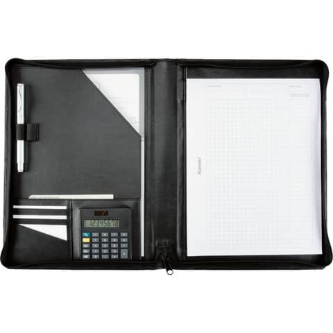 Cartella portadocumenti Alassio CATANA in similpelle 26x2x31,5 cm A4 nero 30056
